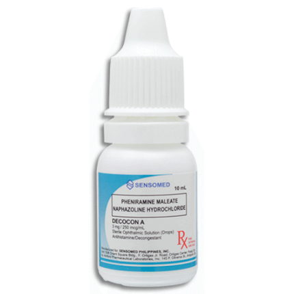 DECOCON A Pheniramine Maleate / Naphazoline Hydrochloride 3mg / 250mcg ...